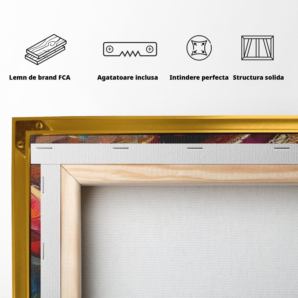 Tablou Canvas Premium, LuxCanva® M1049, Mandria Amazonului, Tucan, Palarie, Pasare, Cioc, Exotic, Portret, Caracter, Carnaval, Tropice, Jungla, Birou, Living, Camera Copil