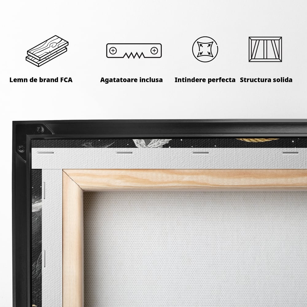 Leinwandbilder Premium, LuxCanva® M1058, Tempelwächter, Adler, Berg, Tempel, Heilig, Golden, Vogel, Ahnen, Azteke, Mythos, Büro, Wohnen, Wohnzimmer, Kinderzimmer