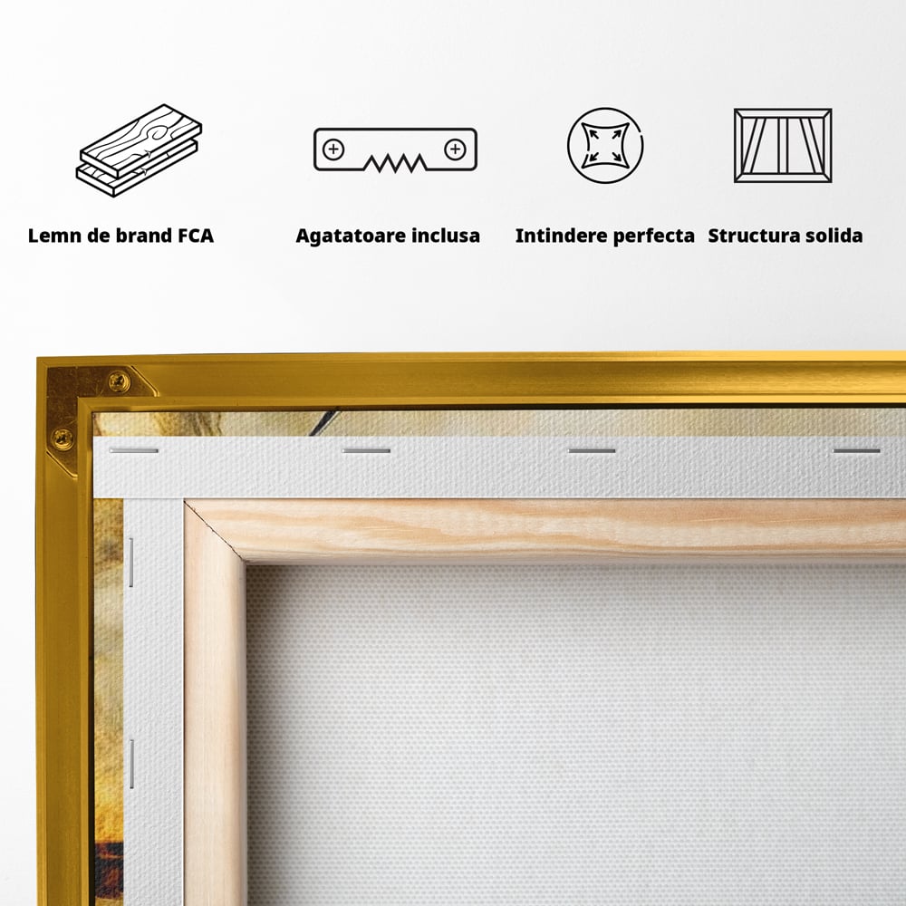 Tablou Canvas Premium, LuxCanva® M1099, Zbor printre Flacari, Semiluna, Corb, Zbor, Flacara, Foc, Cenusa, Magie, Silueta, Simbol, Spirit, Birou, Living, Camera Copil