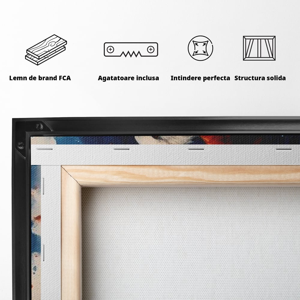 Leinwand Wandbilder Leinwand Premium, LuxCanva® M1103, Adler der Nation, Adler, Flug, Dynamik, Explosion, Aquarell, Freiheit, Symbol, Angriff, Flügel, Vogel, Mut, Büro, Wohnen, Kinderzimmer