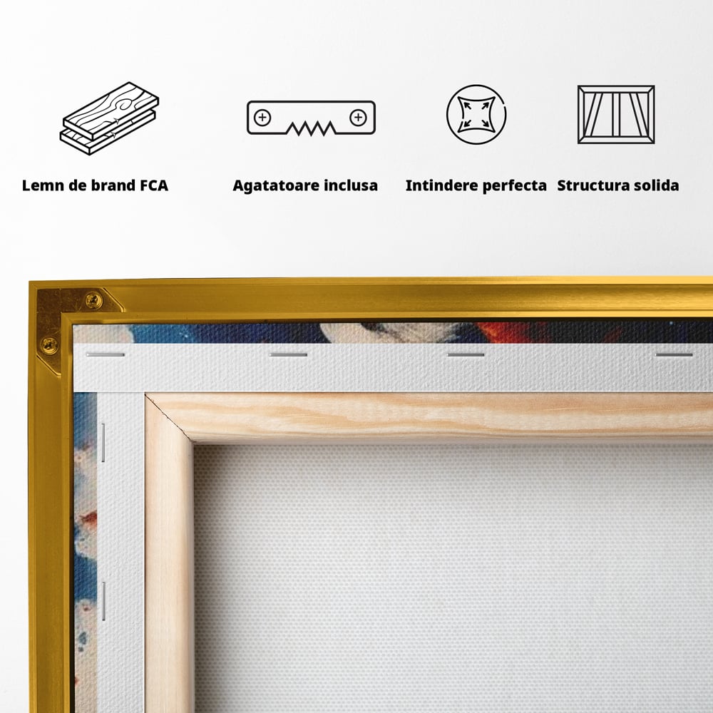 Leinwand Wandbilder Leinwand Premium, LuxCanva® M1103, Adler der Nation, Adler, Flug, Dynamik, Explosion, Aquarell, Freiheit, Symbol, Angriff, Flügel, Vogel, Mut, Büro, Wohnen, Kinderzimmer