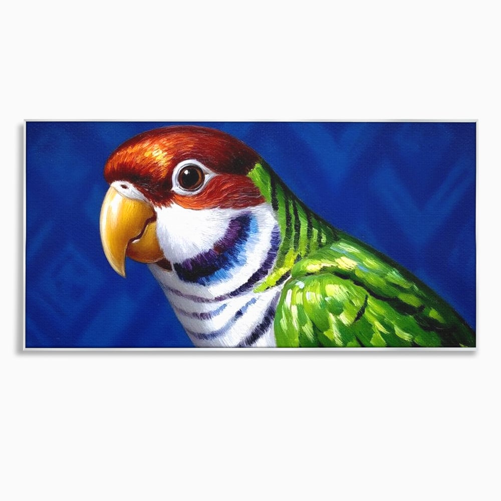 Tablou Canvas Premium, LuxCanva® M1110, Curcubeu Satinat, Papagal, Tropical, Exotic, Matase, Multicolor, Portret, Culori Vibrante, Pigment, Pictura, Birou, Living, Camera Copil
