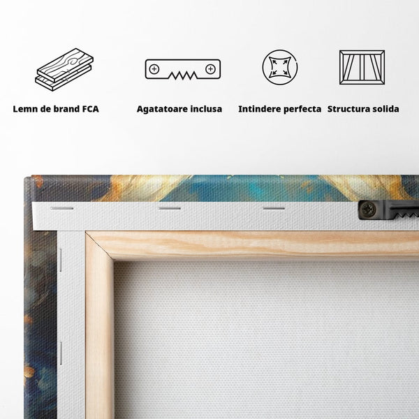 Tablou Canvas Premium, LuxCanva® M1143, Magie Translucida, Sidef, Regal, Diafan, Magie, Aripi, Flori, Elegant, Angelic, Eteric, Transparent, Fantastic, Fluture, Birou, Living, Camera Copil