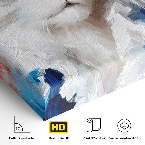Leinwand Wandkunst Canvas Premium, LuxCanva® M1203, Prom Abend, Party, Extravagant, Ball, Mode, Feline, Feder, Feder, Hut, Glas, Champagner, Malerei, Luxus, Büro, Wohnen, Kinderzimmer