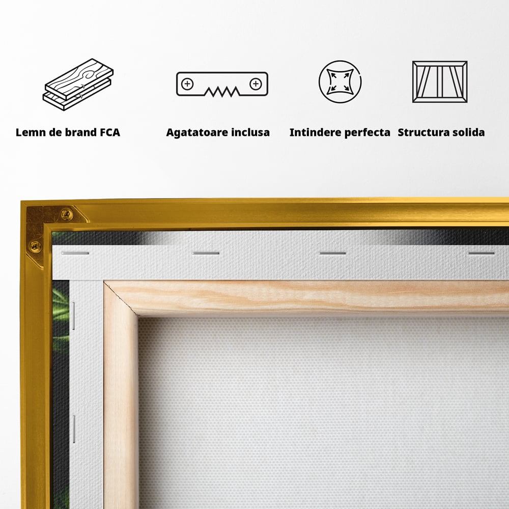 Tablou Canvas Premium, LuxCanva® M1208, Pisica Gourmet, Pisica, Bucatar, Plante, Felina, Frunze, Aroma, Bucatarie, Gastronomie, Restaurant, Vegetal, Birou, Living, Camera Copil