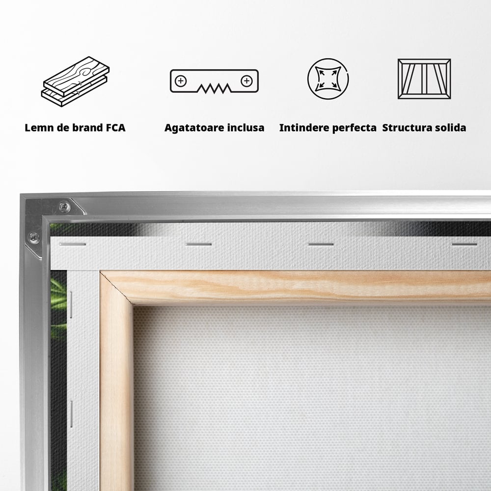 Tablou Canvas Premium, LuxCanva® M1208, Pisica Gourmet, Pisica, Bucatar, Plante, Felina, Frunze, Aroma, Bucatarie, Gastronomie, Restaurant, Vegetal, Birou, Living, Camera Copil