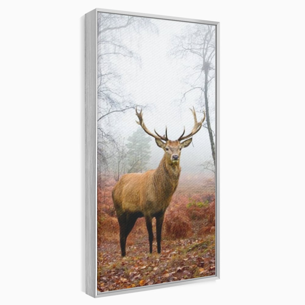 Tablou Canvas Premium, LuxCanva® M1242, Regele Codrilor, Cerb, Animale, Natura, Coarne, Mamifer, Fauna, Salbatic, Padure, Vegetatie, Habitat, Birou, Living, Camera Copil