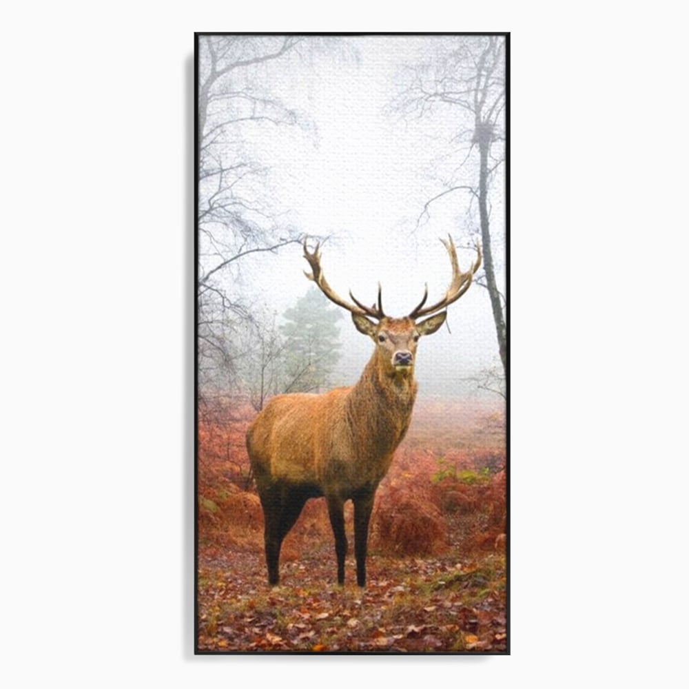Tablou Canvas Premium, LuxCanva® M1242, Regele Codrilor, Cerb, Animale, Natura, Coarne, Mamifer, Fauna, Salbatic, Padure, Vegetatie, Habitat, Birou, Living, Camera Copil
