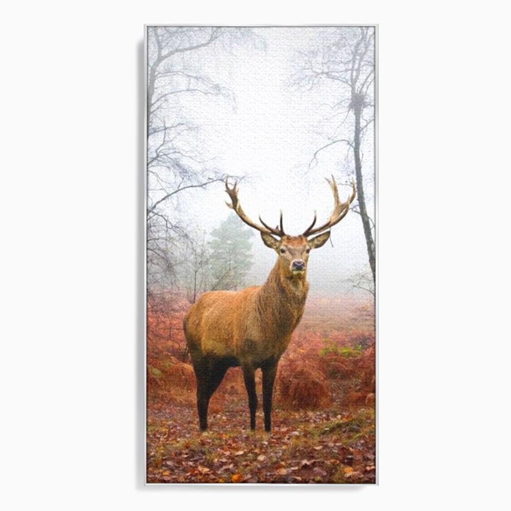Tablou Canvas Premium, LuxCanva® M1242, Regele Codrilor, Cerb, Animale, Natura, Coarne, Mamifer, Fauna, Salbatic, Padure, Vegetatie, Habitat, Birou, Living, Camera Copil
