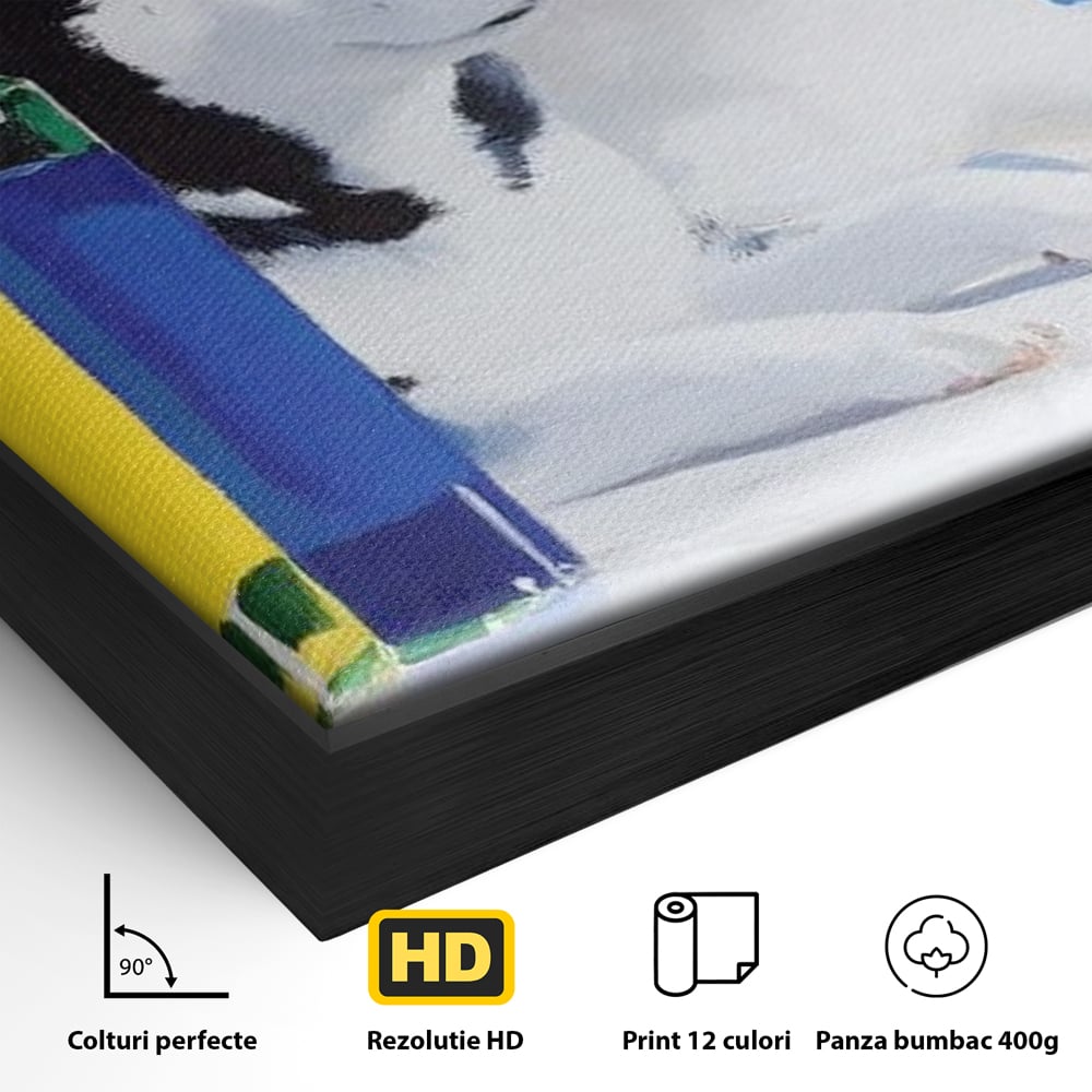 Tablou Canvas Premium, LuxCanva® M1281, Cocktail Canin, Citrice, Fructe, Bar, Bauturi, Sticle, Catei, Pastel, Prieteni, Cromatic, Planta, Luminos, Artistic, Birou, Living, Camera Copil