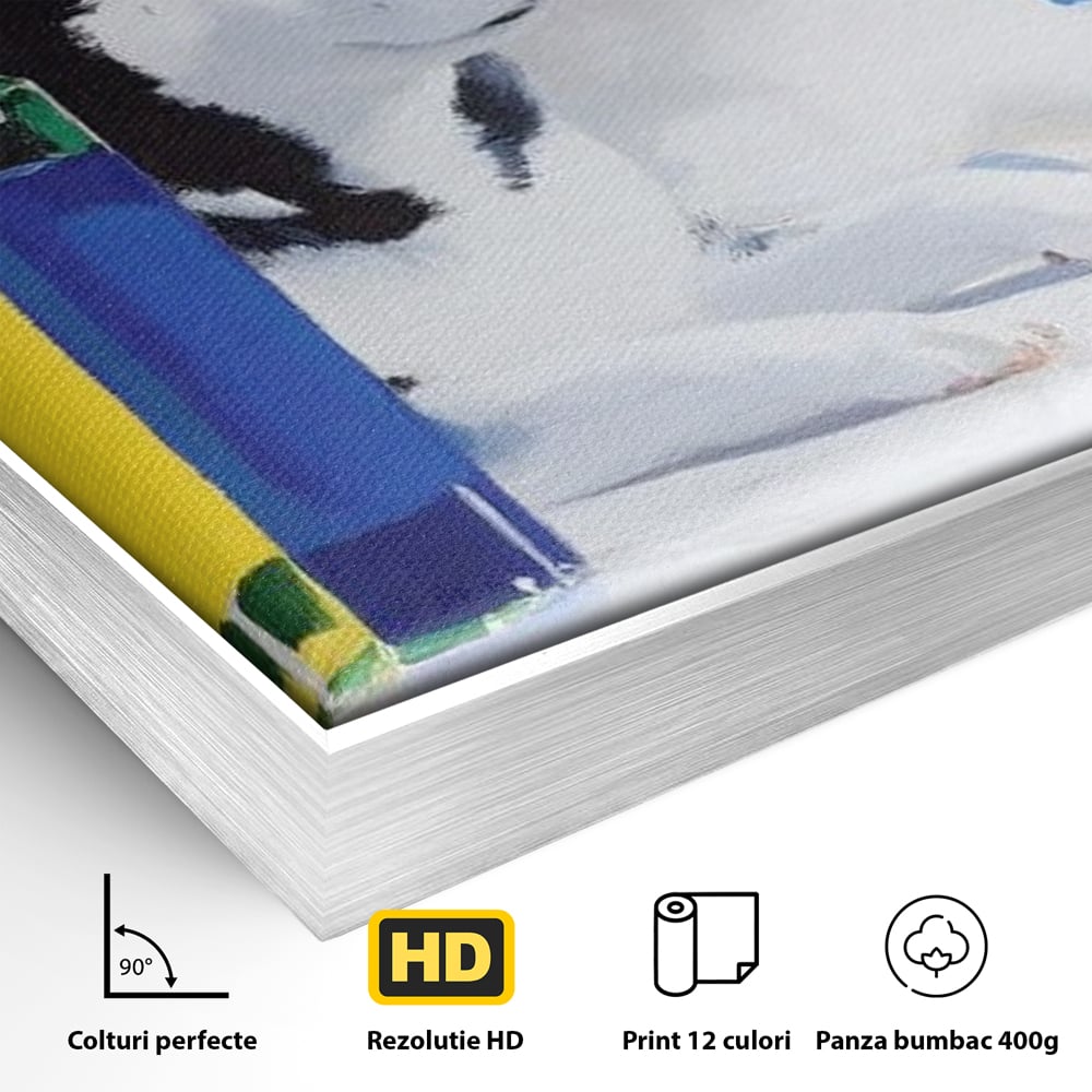 Tablou Canvas Premium, LuxCanva® M1281, Cocktail Canin, Citrice, Fructe, Bar, Bauturi, Sticle, Catei, Pastel, Prieteni, Cromatic, Planta, Luminos, Artistic, Birou, Living, Camera Copil