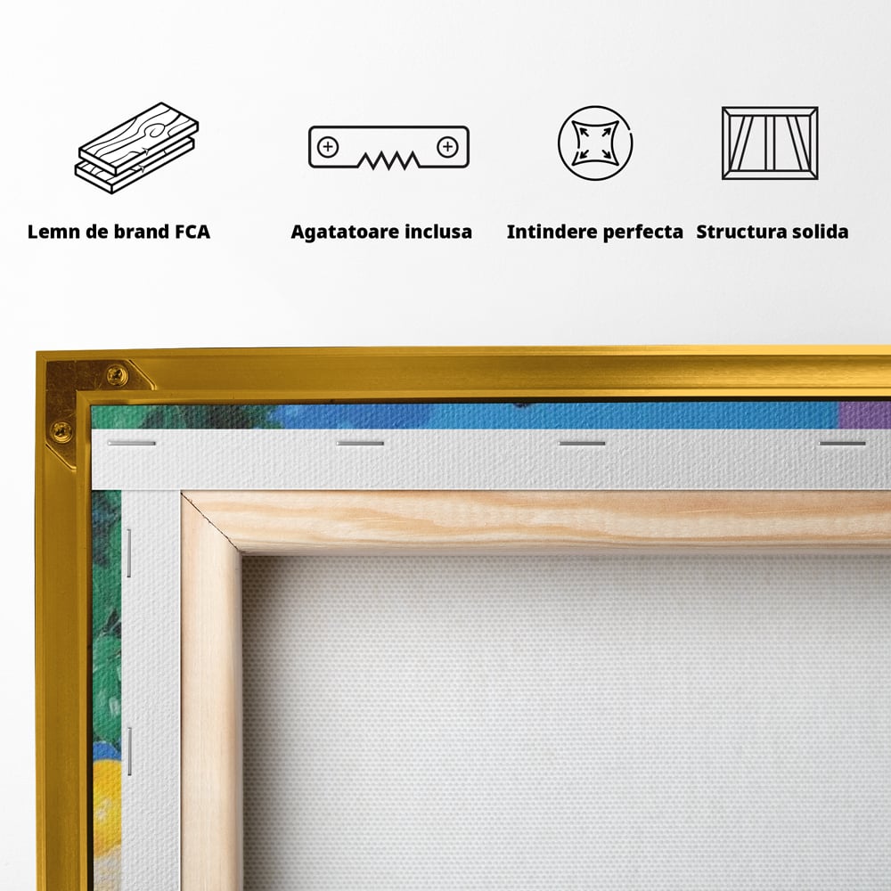Tablou Canvas Premium, LuxCanva® M1281, Cocktail Canin, Citrice, Fructe, Bar, Bauturi, Sticle, Catei, Pastel, Prieteni, Cromatic, Planta, Luminos, Artistic, Birou, Living, Camera Copil