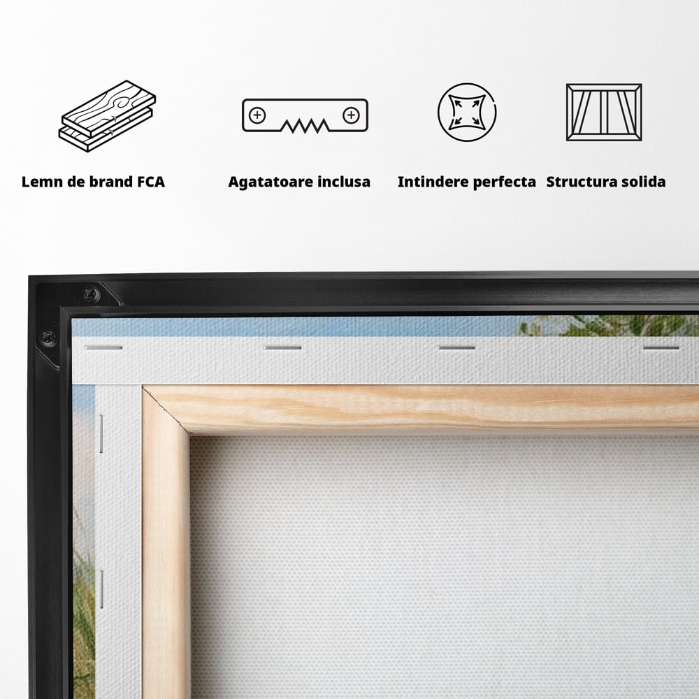 Tablou Canvas Premium, LuxCanva® M1298, Vreme de Joaca, Catel, Pui, Blanita, Iarba, Inocent, Rustic, Copilarie, Privire, Portret, Pictura, Birou, Living, Camera Copil