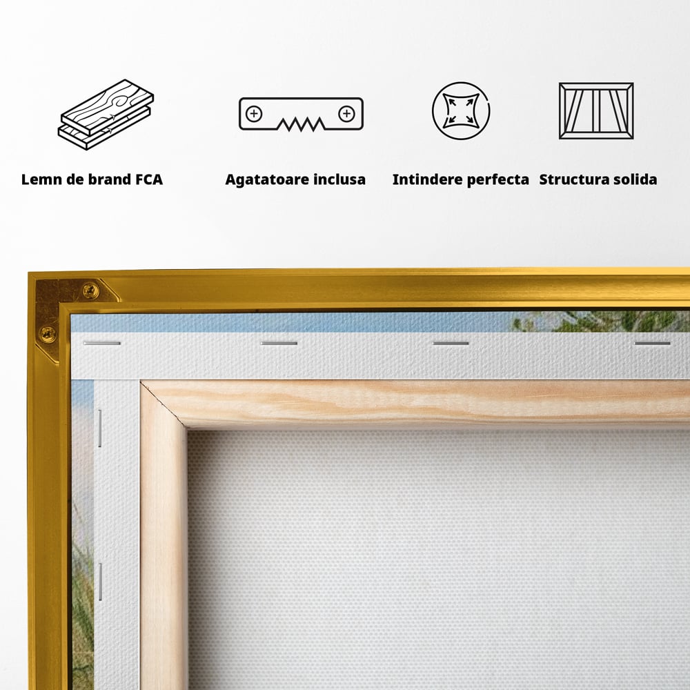 Tablou Canvas Premium, LuxCanva® M1298, Vreme de Joaca, Catel, Pui, Blanita, Iarba, Inocent, Rustic, Copilarie, Privire, Portret, Pictura, Birou, Living, Camera Copil