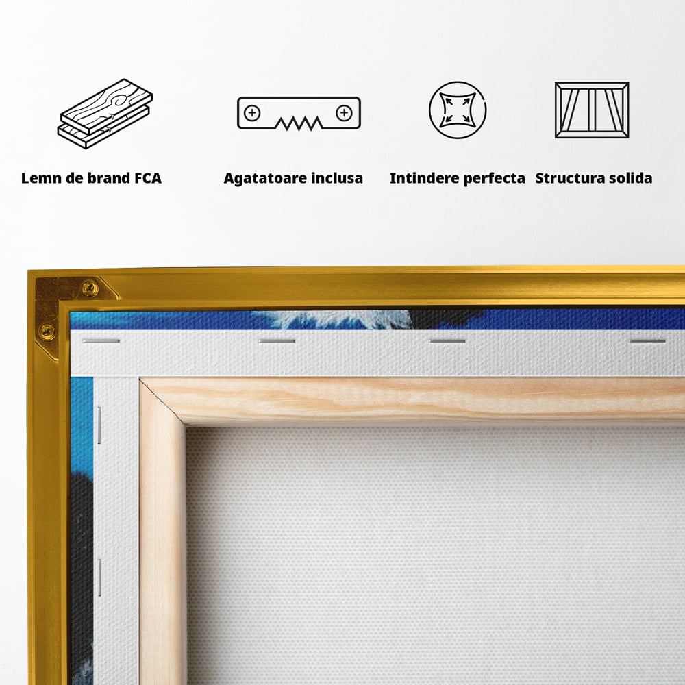 Tablou Canvas Premium, LuxCanva® M1300, Norisor Langa Apa, Bichon, Catel, Vara, Piscina, Soare, Azur, Pufos, Apa, Caldura, Adorabil, Vacanta, Birou, Living, Camera Copil