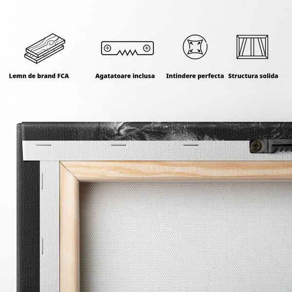 Leinwandbilder Premium, LuxCanva® M1325, Urteil im Schatten, Gorilla, Porträt, schwarz-weiß, Primat, Primaten, Blick, Wildtiere, Tiere, dunkel, realistisch, Büro, Wohnzimmer, Kinderzimmer