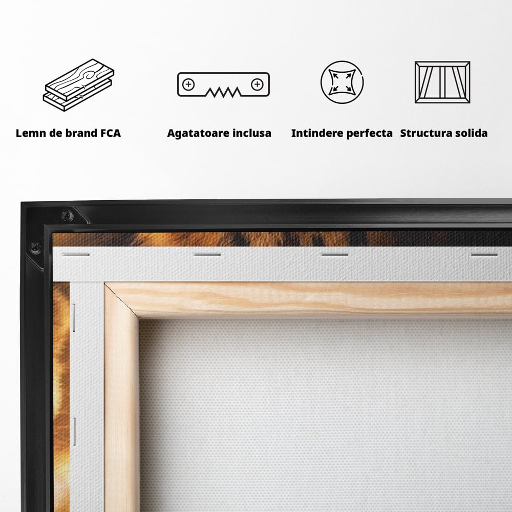 Leinwandbilder Premium, LuxCanva® M1377, Kleiner König, Erbe, Dynastie, Huhn, Löwe, Unschuld, Kindheit, Portrait, Licht, Sonnenaufgang, Büro, Wohnen, Kinderzimmer