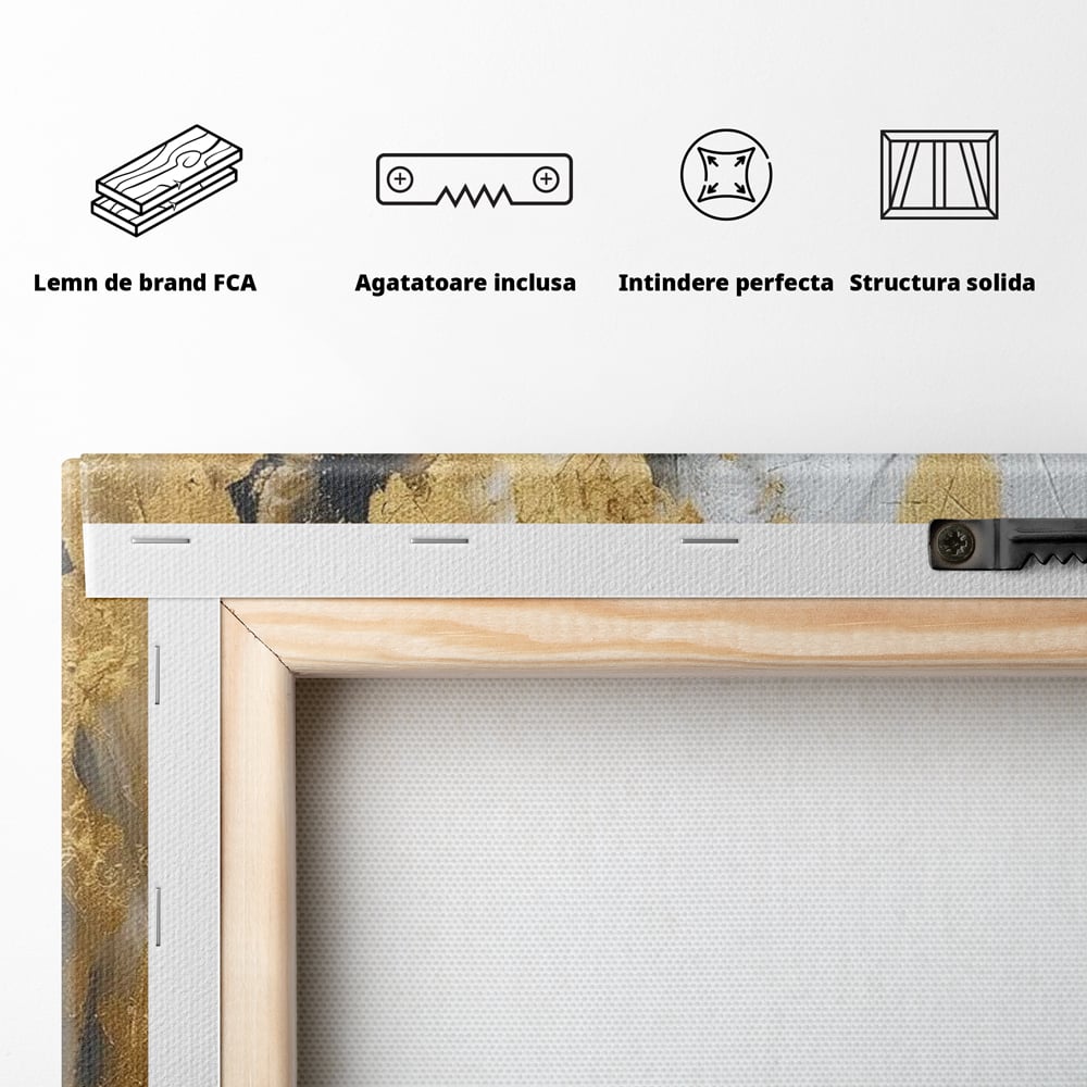 Tablou Canvas Premium, LuxCanva® M1378, Regele si Regina Junglei, Lei, Cuplu, Legatura, Pereche, Animale, Jungla, Iubire, Splendoare, Eleganta, Birou, Living, Camera Copil