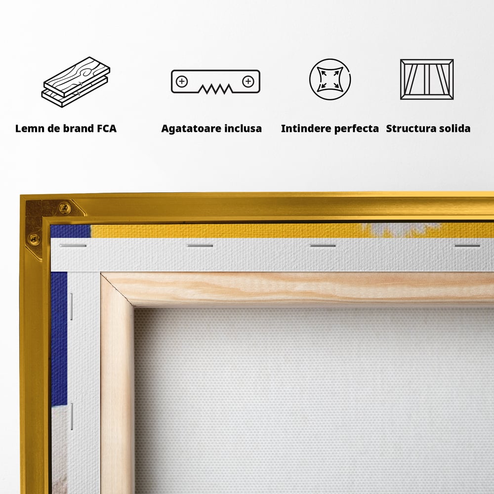 Leinwand Premium Canvas Wandbilder, LuxCanva® M1399, Königliche Komposition, Reinheit, König, Gemälde, Modern, Entspannend, Weisheit, Löwe, Tier, Büro, Wohnen, Kinderzimmer