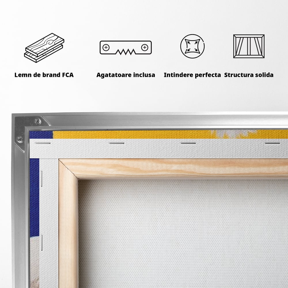 Leinwand Premium Canvas Wandbilder, LuxCanva® M1399, Königliche Komposition, Reinheit, König, Gemälde, Modern, Entspannend, Weisheit, Löwe, Tier, Büro, Wohnen, Kinderzimmer