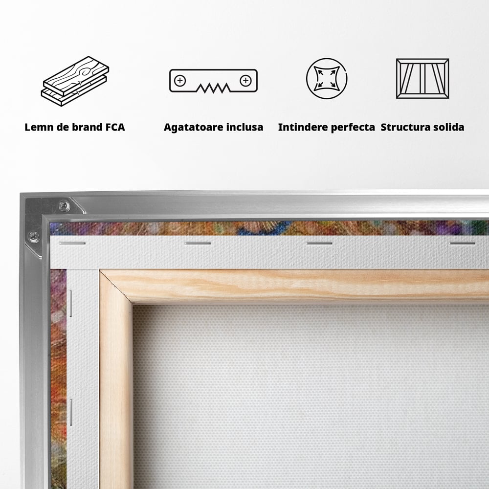 Leinwandbilder Premium, LuxCanva® M1401, Waltz of Colours, Pfau, Vogel, Vogel, Schwanz, Federn, Exotisch, Elegant, Abstrakt, Multicolor, Pracht, Büro, Wohnen, Kinderzimmer