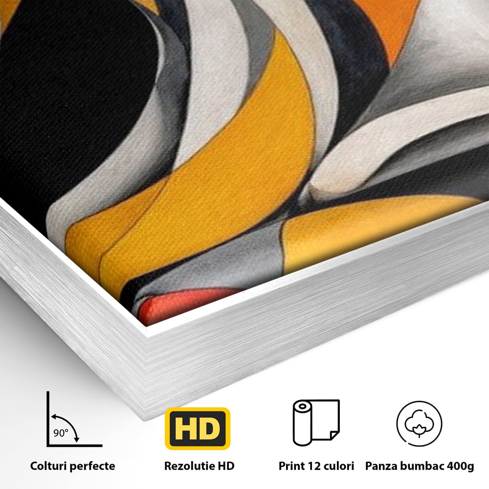 Tablou Canvas Premium, LuxCanva® M1478, Forma si Suflet, Caine, Patruped, Arta Moderna, Abstract, Forme, Calm, Relaxare, Dormitor, Birou, Living, Camera Copil