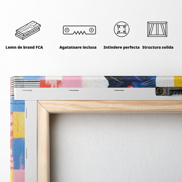Leinwand Wandkunst Canvas Premium, LuxCanva® M1481, Königin der Nacht, Abstrakte Kunst, Modern, Blick, Geheimnis, Katze, Tier, Feline, Schlafzimmer, Büro, Wohnzimmer, Kinderzimmer