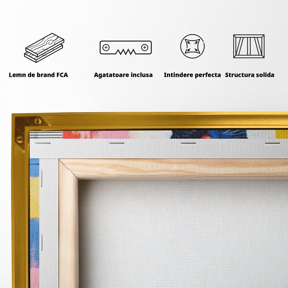 Leinwand Wandkunst Canvas Premium, LuxCanva® M1481, Königin der Nacht, Abstrakte Kunst, Modern, Blick, Geheimnis, Katze, Tier, Feline, Schlafzimmer, Büro, Wohnzimmer, Kinderzimmer