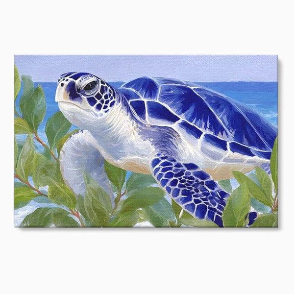 Tablou Canvas Premium, LuxCanva® M1510, Paradisul Testoaselor, Plaja, Ocean, Apa, Exotic, Natura, Carapace, Testoasa, Calatorie, Dormitor, Birou, Living, Camera Copil