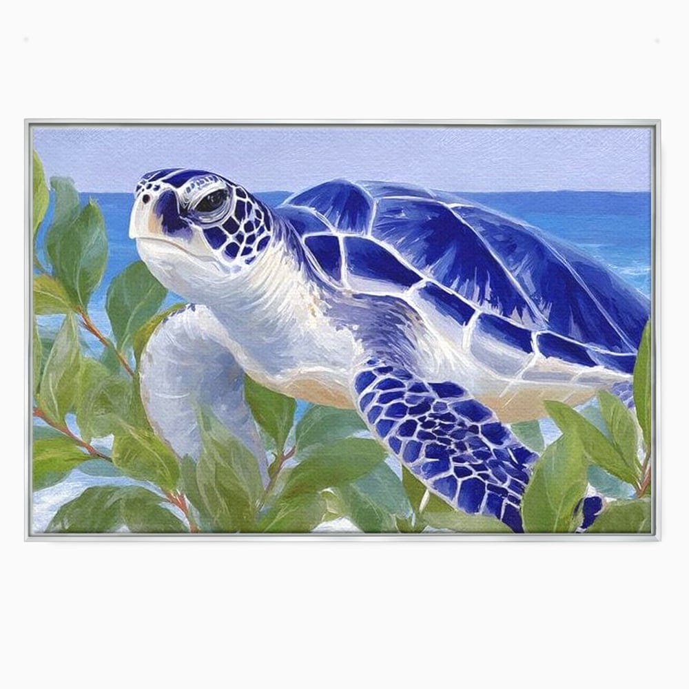 Tablou Canvas Premium, LuxCanva® M1510, Paradisul Testoaselor, Plaja, Ocean, Apa, Exotic, Natura, Carapace, Testoasa, Calatorie, Dormitor, Birou, Living, Camera Copil