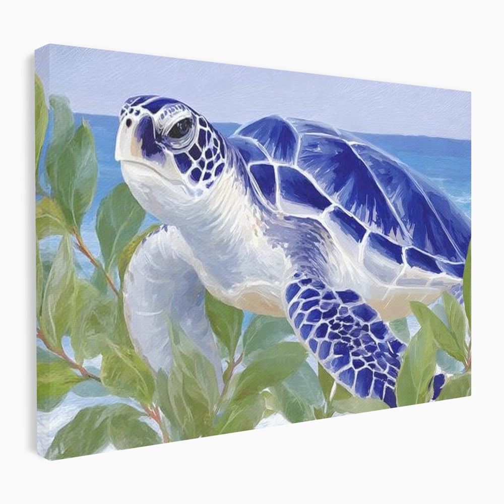 Tablou Canvas Premium, LuxCanva® M1510, Paradisul Testoaselor, Plaja, Ocean, Apa, Exotic, Natura, Carapace, Testoasa, Calatorie, Dormitor, Birou, Living, Camera Copil