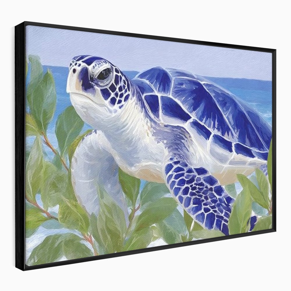 Tablou Canvas Premium, LuxCanva® M1510, Paradisul Testoaselor, Plaja, Ocean, Apa, Exotic, Natura, Carapace, Testoasa, Calatorie, Dormitor, Birou, Living, Camera Copil