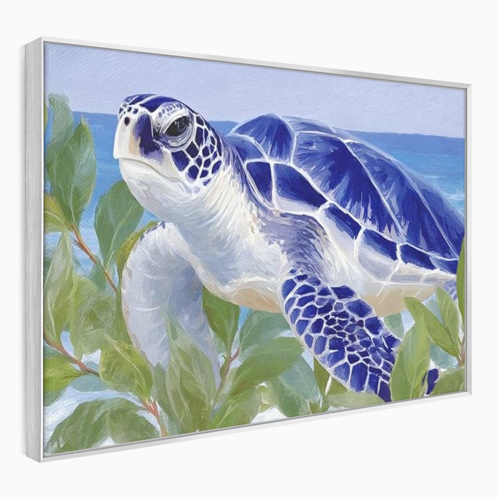 Tablou Canvas Premium, LuxCanva® M1510, Paradisul Testoaselor, Plaja, Ocean, Apa, Exotic, Natura, Carapace, Testoasa, Calatorie, Dormitor, Birou, Living, Camera Copil