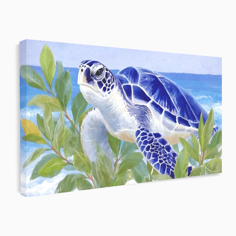 Tablou Canvas Premium, LuxCanva® M1510, Paradisul Testoaselor, Plaja, Ocean, Apa, Exotic, Natura, Carapace, Testoasa, Calatorie, Dormitor, Birou, Living, Camera Copil