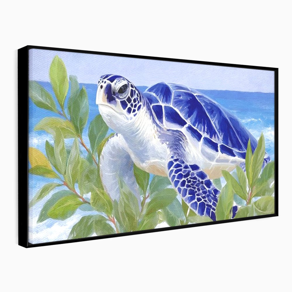 Tablou Canvas Premium, LuxCanva® M1510, Paradisul Testoaselor, Plaja, Ocean, Apa, Exotic, Natura, Carapace, Testoasa, Calatorie, Dormitor, Birou, Living, Camera Copil