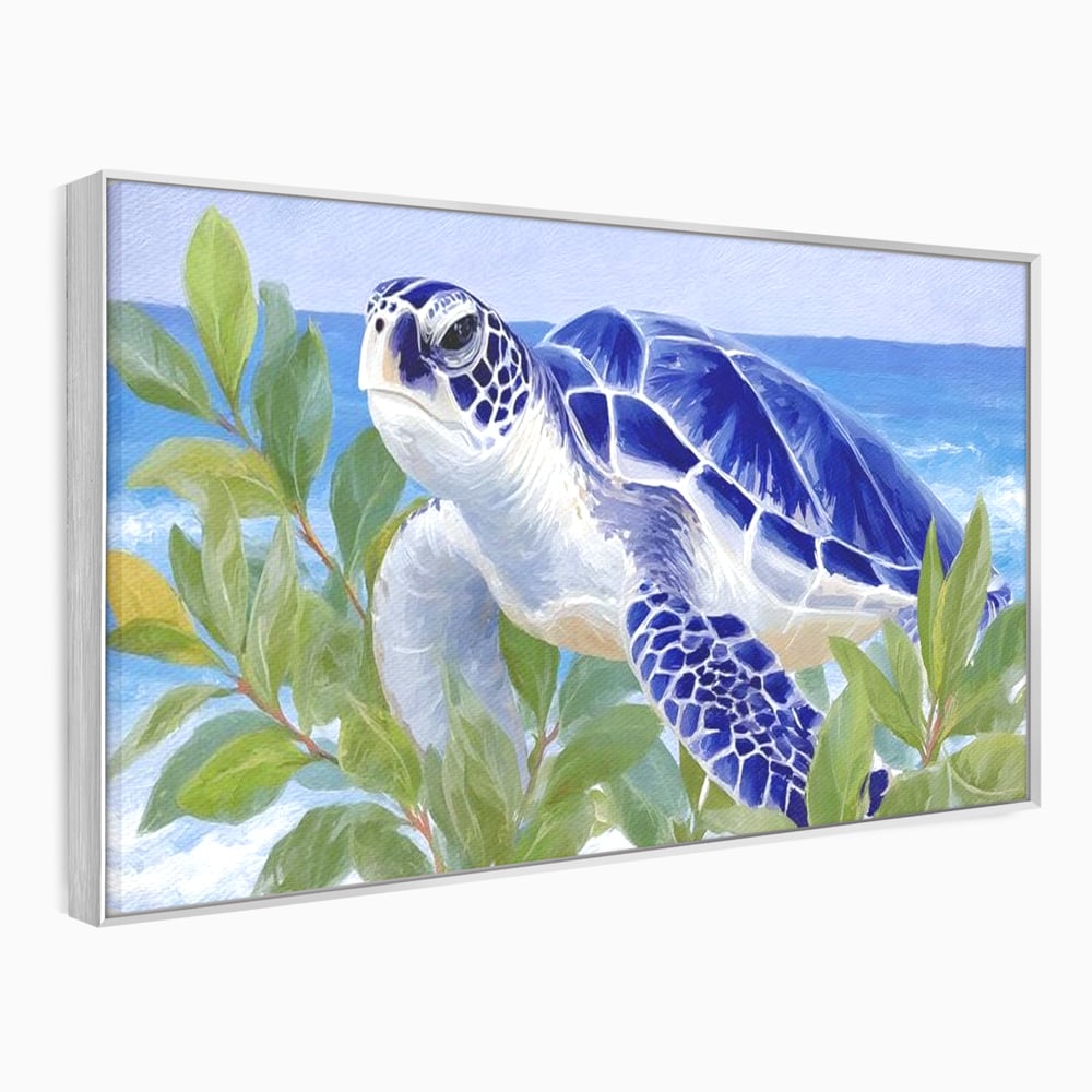 Tablou Canvas Premium, LuxCanva® M1510, Paradisul Testoaselor, Plaja, Ocean, Apa, Exotic, Natura, Carapace, Testoasa, Calatorie, Dormitor, Birou, Living, Camera Copil