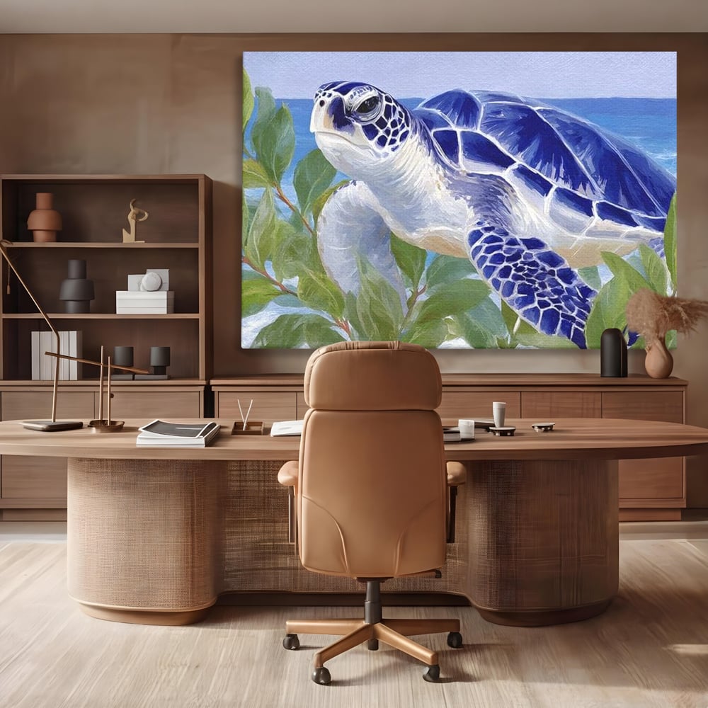 Tablou Canvas Premium, LuxCanva® M1510, Paradisul Testoaselor, Plaja, Ocean, Apa, Exotic, Natura, Carapace, Testoasa, Calatorie, Dormitor, Birou, Living, Camera Copil