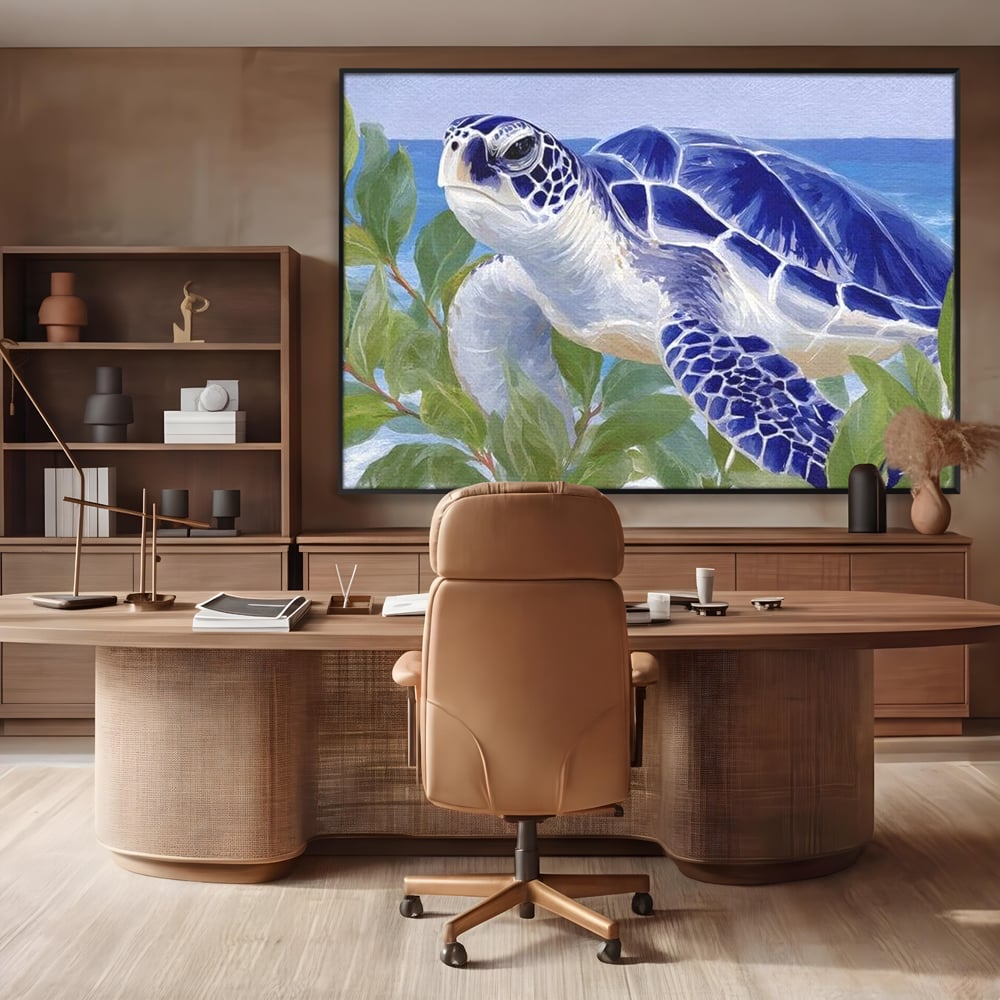 Tablou Canvas Premium, LuxCanva® M1510, Paradisul Testoaselor, Plaja, Ocean, Apa, Exotic, Natura, Carapace, Testoasa, Calatorie, Dormitor, Birou, Living, Camera Copil