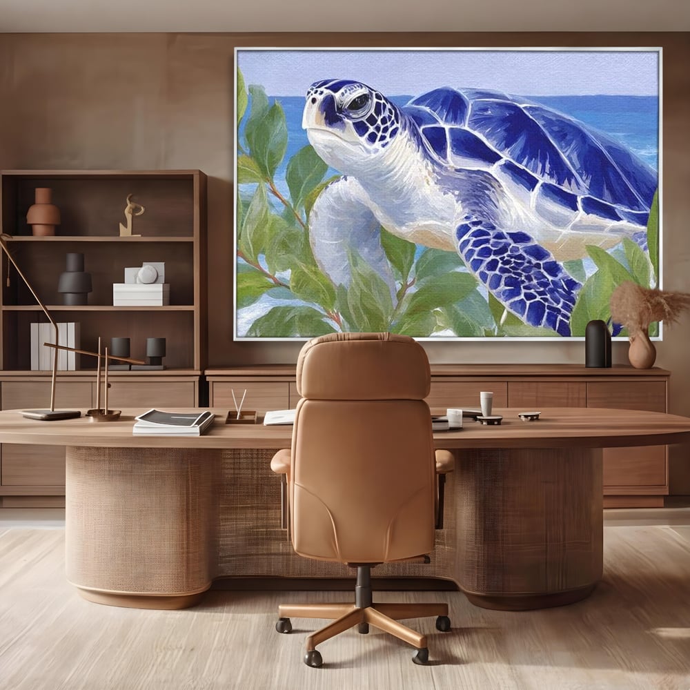 Tablou Canvas Premium, LuxCanva® M1510, Paradisul Testoaselor, Plaja, Ocean, Apa, Exotic, Natura, Carapace, Testoasa, Calatorie, Dormitor, Birou, Living, Camera Copil
