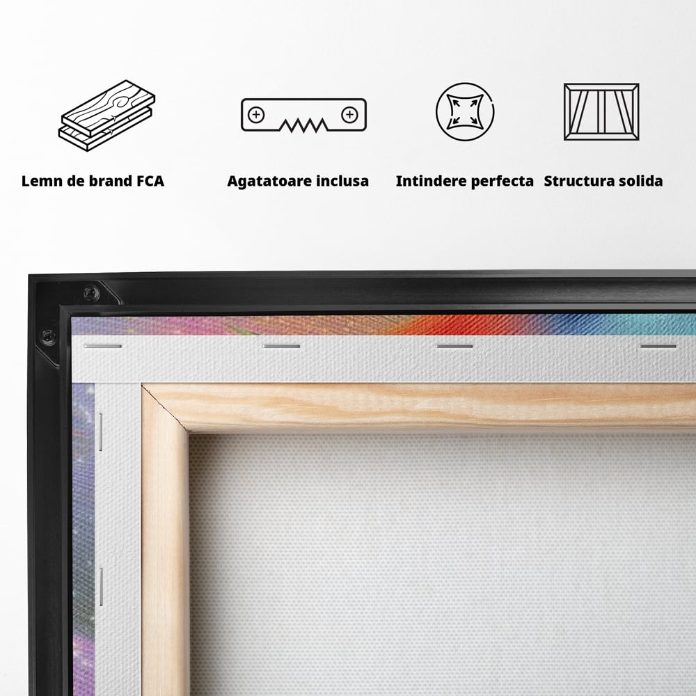 Tablou Canvas Premium, LuxCanva® M1516, Mesagerul Luminii, Pasare, Aripi, Sclipire, Magie, Mistic, Aurora, Culori Vibrante, Dormitor, Birou, Living, Camera Copil