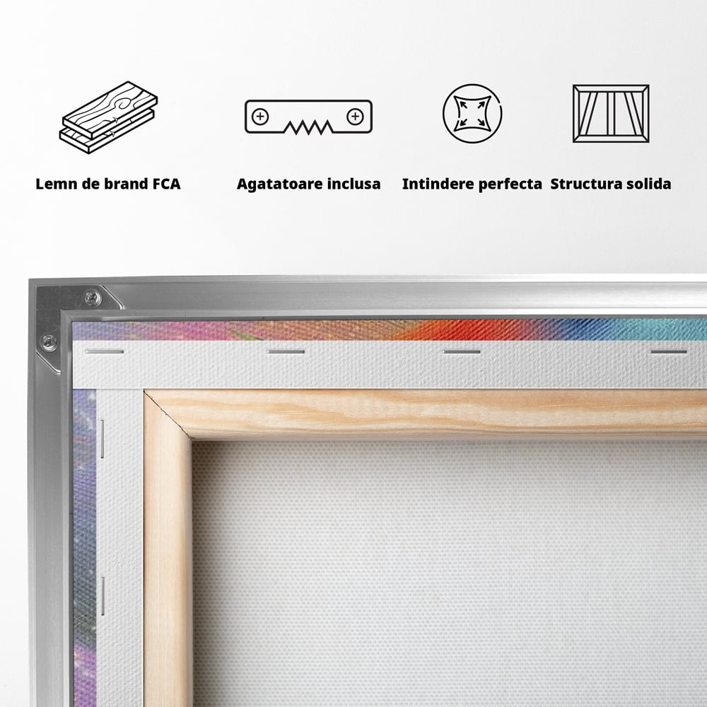 Tablou Canvas Premium, LuxCanva® M1516, Mesagerul Luminii, Pasare, Aripi, Sclipire, Magie, Mistic, Aurora, Culori Vibrante, Dormitor, Birou, Living, Camera Copil