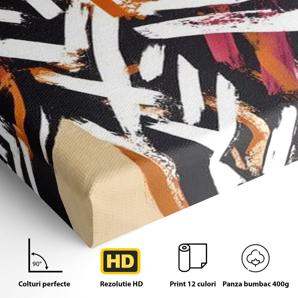 Tablou Canvas Premium, LuxCanva® M1524, Spirit Salbatic, Pictura, Cal, Armasar, Animal, Tribal, Galop, Coama, Etnic, Dormitor, Birou, Living, Camera Copil
