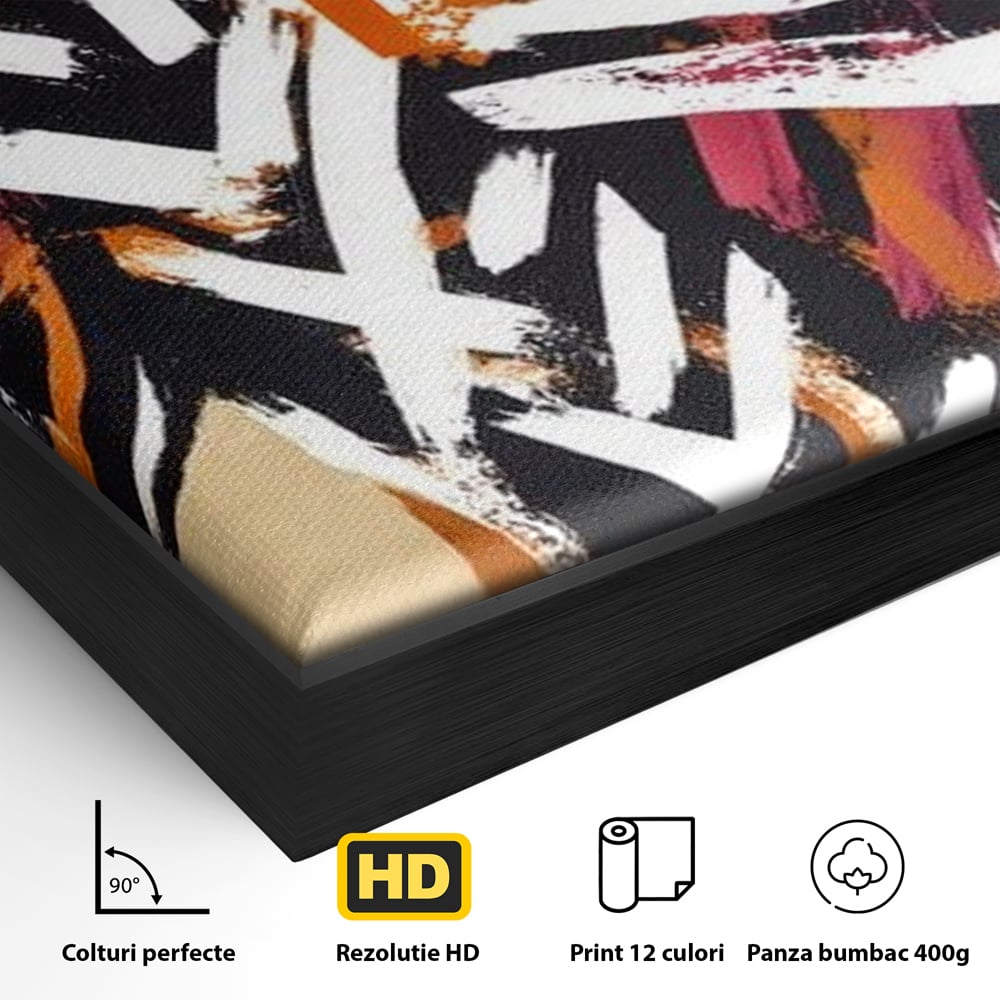 Tablou Canvas Premium, LuxCanva® M1524, Spirit Salbatic, Pictura, Cal, Armasar, Animal, Tribal, Galop, Coama, Etnic, Dormitor, Birou, Living, Camera Copil