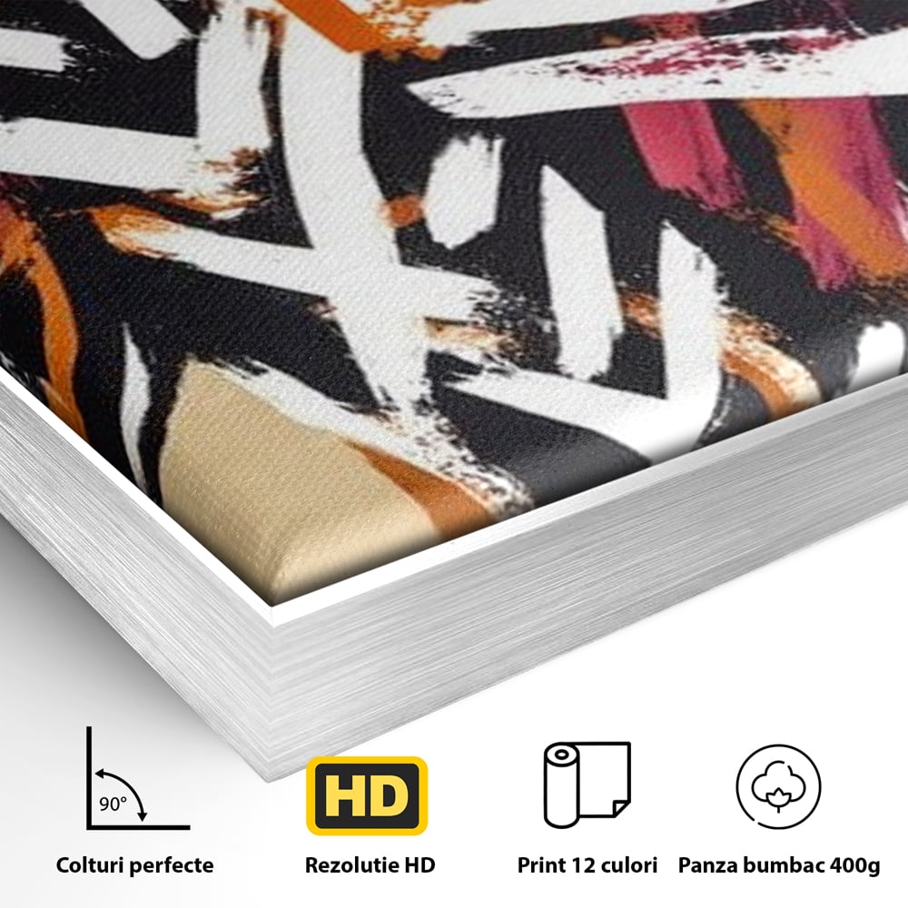 Tablou Canvas Premium, LuxCanva® M1524, Spirit Salbatic, Pictura, Cal, Armasar, Animal, Tribal, Galop, Coama, Etnic, Dormitor, Birou, Living, Camera Copil