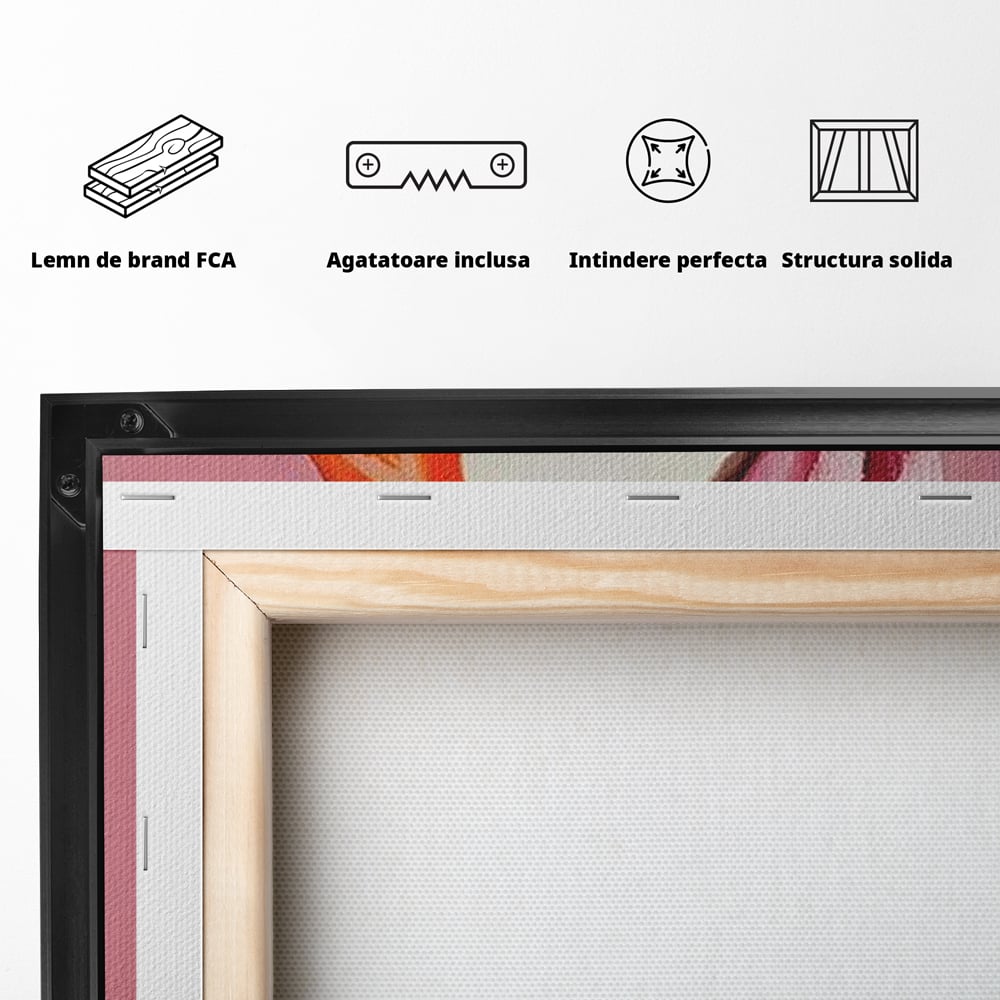 Leinwand Wandkunst Leinwand Wandkunst Premium, LuxCanva® M1527, Schönheitsritual, Badezimmer, Handtuch, rosa, rosa, Gans, Vogel, liebenswert, sauber, elegant, Schlafzimmer, Büro, Wohnen, Babyzimmer
