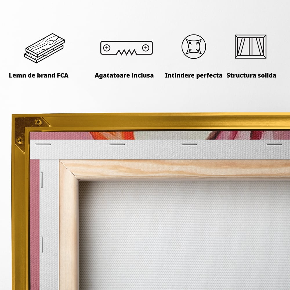 Leinwand Wandkunst Leinwand Wandkunst Premium, LuxCanva® M1527, Schönheitsritual, Badezimmer, Handtuch, rosa, rosa, Gans, Vogel, liebenswert, sauber, elegant, Schlafzimmer, Büro, Wohnen, Babyzimmer