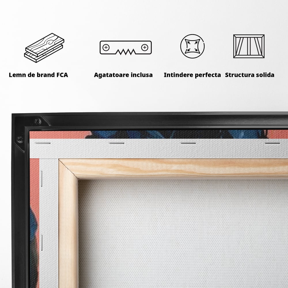 Tablou Canvas Premium, LuxCanva® M1539, Cavalerul Fara Chip, Calaret, Mister, Cal, Armasar, Armura, Epic, Erou, Calatorie, Intunecat, Dormitor, Birou, Living, Camera Copil