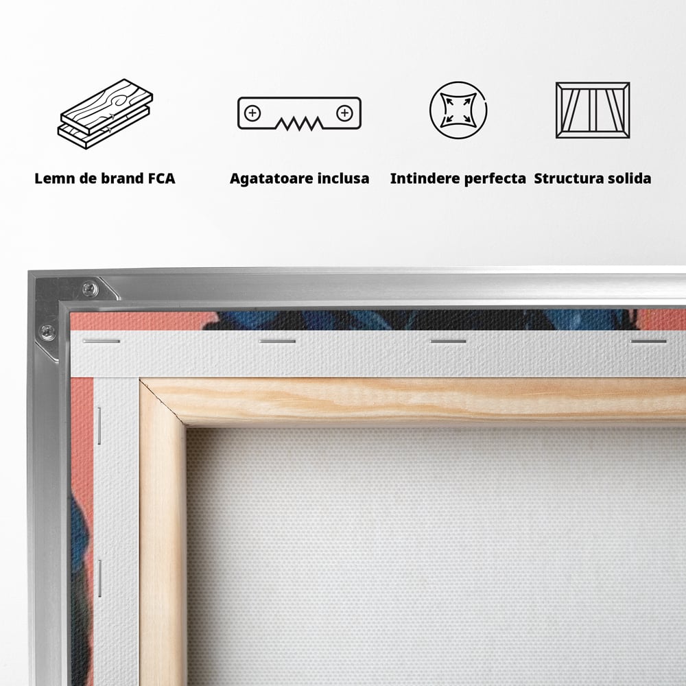 Tablou Canvas Premium, LuxCanva® M1539, Cavalerul Fara Chip, Calaret, Mister, Cal, Armasar, Armura, Epic, Erou, Calatorie, Intunecat, Dormitor, Birou, Living, Camera Copil
