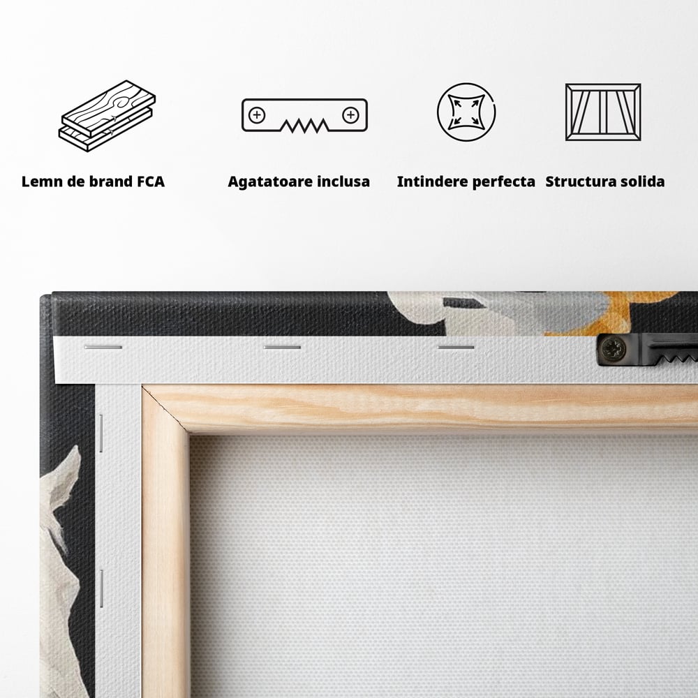 Leinwand Wandkunst Leinwand Wandkunst Premium, LuxCanva® M1540, Shaded Hero, Cowboy, Hüte, Pferd, Mann, Ritter, Elegant, Schatten, Schwarz, Schlafzimmer, Büro, Wohnen, Kinderzimmer