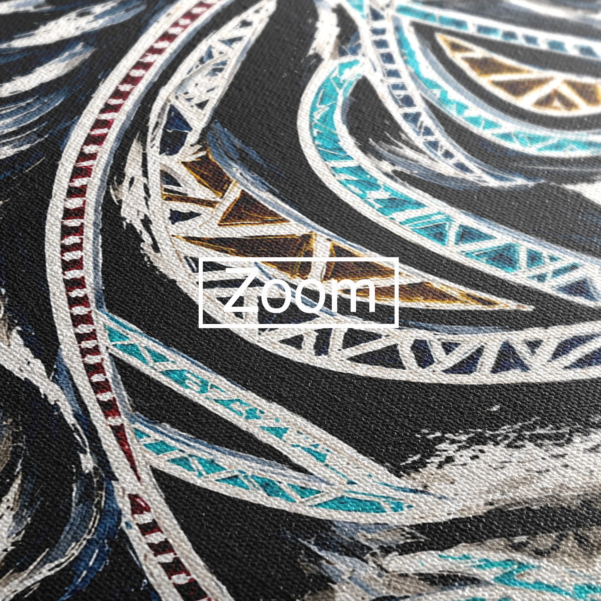 Tablou Canvas Premium LuxCanva® M1551, Calul Tribal, Cal, Tribal, Arta, Living, Dormitor, Culori Vibrante